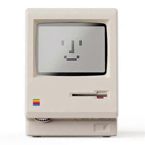 Maclock Retro Alarm Clock for Students Desktop Decor Wake Up Artifact