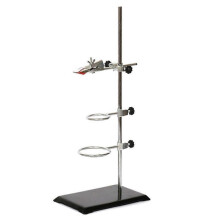 Laboratory Grade Metalware Support Stand, Clamp with 2 Retort Ring
