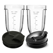 Nutri Ninja 18 oz cup with sealing caps for 900W/1000W