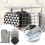 Oven Mitts Set 6-Piece Heat-Resistant Kitchen Pot Holders 1