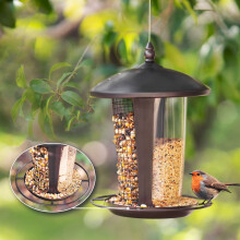 Kültéri2 az 1-ben függő madáretető kerti teraszra