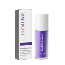 2025 Jaysuing Purple Tooth Whitening Toothpaste for Cleaning Stains, Bad Breath Care for Gums White And White Toothpaste