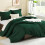 Σετ παπλωμάτων Emerald Green 3 τεμαχίων 79x90in 4