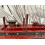 Confection Model Ship 1a With Display Stand Assembled 50cm Handmade 9