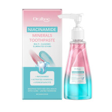 Niacinamide toothpaste mild and refreshing cleaning tartar stains odor care teeth care too