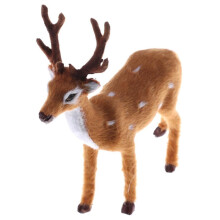 Plüsch-Rentierfigur, 25 cm, Weihnachtsdekoration