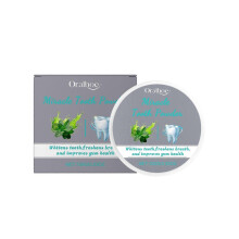 Mint tooth powder gently cleans teeth, fresh breath, daily care tooth powder 100g