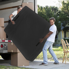 Saco para guardar colchão com alças, resistente e reutilizável.