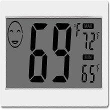 Digital Thermometer Indoor Hygrometer Room Temperature Monitor Humidity Stand Wall Hanging Greenhouse