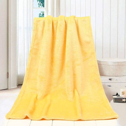 Coral Flannel Throw Blanket 50x70 cm