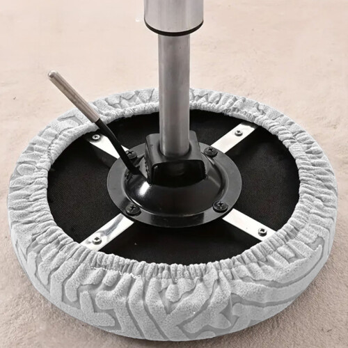 Coussin d'assise rond pour tabouret, gris, 30-35 cm 1