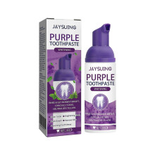 Purple teeth whitening toothpaste care teeth cleaning odor daily gentle care