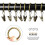 40 Pack Vintage Curtain Clips, Strong Metal Decorative 3
