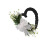 Hjerteformet kunstig blomsterkrans til Valentinsdag & 3