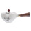 Ceainic ceramic cu mâner lateral din lemn, design cireș 4