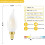 Matte E12 LED-lampen 6W 3000K dimbaar 6-pack 2
