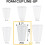 20 oz White Foam Cups (50 Pack) USA-Made 3