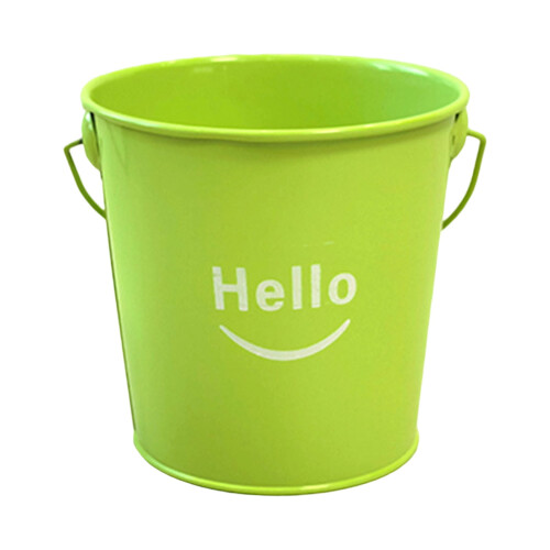 Metalspand med Hello-print – Stor kapacitet, foldbar 1