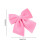 Velvet Christmas Tree Bow Decoration Pink 3