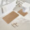 Bathroom Floor Mats Set Non-Slip Microfiber2-Piece 4