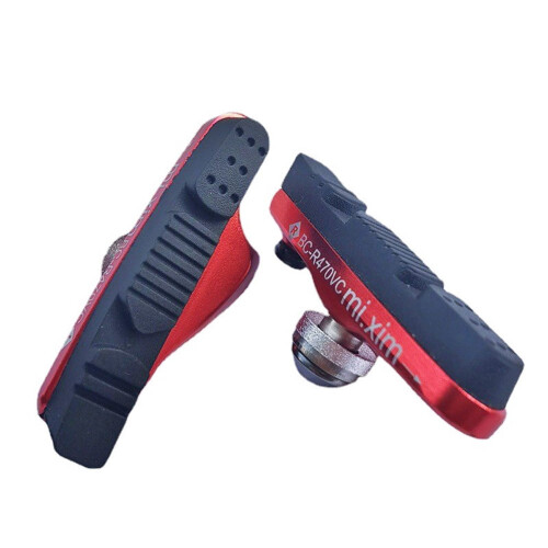 Pastilhas de freio de borracha para bicicleta, compatíveis com bicicletas de estrada, 55 mm 1