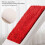 Miayilima Red Bathroom Mat – Non-Slip, Soft & Machine 5