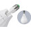 Luminária LED em formato de floco de neve com rotação automática, soquete E27, 4W 3