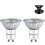 Lâmpadas LED GU10 6W 5000K Reguláveis - Pacote com 2 2