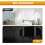 Perdele opace portabile din material textil, 59x40 inci 2