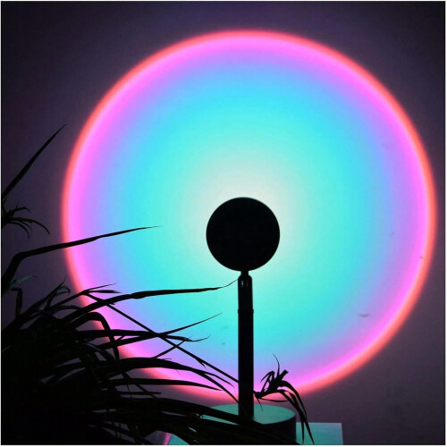 Luminária LED Sunset com alimentação USB e cores ajustáveis 2