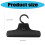 Broekhanger – ABS/TPR antislip kledingclip, 14,2 cm 3