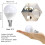 Lâmpadas LED E12 tipo candelabro, equivalente a 60W, 550lm 4