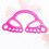 Workout Bands Elastic Pull Rope for Fitness 2Pcs Pink Silicone Resistance 2