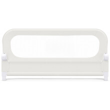 Folding Bed Rail with Removable Cover, 120x60 cm, White