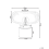Beliani Table Lamp TARA Metal Brass 3
