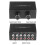 Bi-Directional 4-Way Stereo Audio Switch L/R Audio Switcher 1