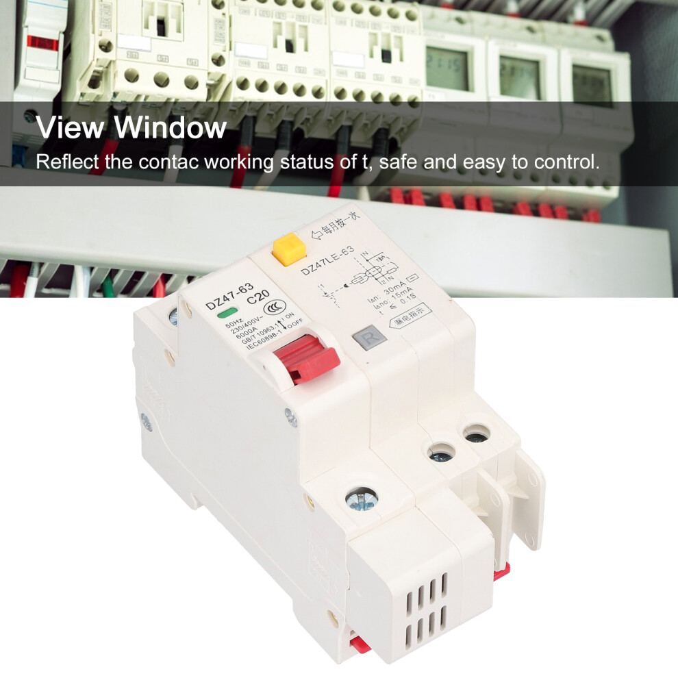 DZ47-63 MCB Overload Protection 20A