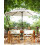 Beliani Market Parasol 285 cm BIBIONE Light Beige 4