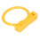 Nylon Bull Nose Rings 4 Pack Yellow Heavy Duty 17
