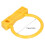 Nylon Bull Nose Rings 4 Pack Yellow Heavy Duty 13
