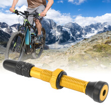 Vástagos de válvula tubeless dorados de aluminio de 40 mm para Presta
