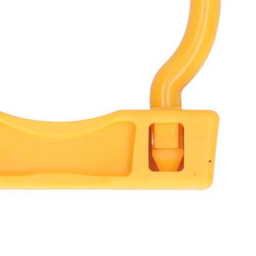 Nylon Bull Nose Rings 4 Pack Yellow Heavy Duty 2