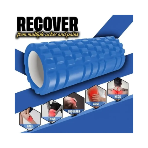 Grid Foam Roller Textured Deep Tissue Muscle Recovery Roller 1