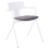Beliani Set of 2 Conference Chairs MANSON Black/ White 5