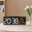 Despertador digital com data, temperatura e visor LED. 2