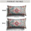 Μαξιλαροθήκες Boho από ροζ βαμβάκι 12x20 ιντσών, σετ 2 τεμαχίων 2