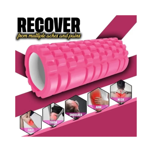Textured Grid Foam Roller for Muscle Recovery 1