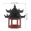 Mini pavillon décoratif micro paysager marron PP2 pièces 2