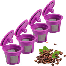 Verpakking met 4 herbruikbare K-Cup-pods voor Keurig 1.0 & 2.0