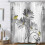 Duschdraperi i polyester med krokar, 180x180 cm 1